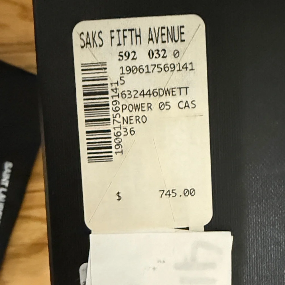 Saint Laurent Black Sandals - Picture 3 of 4